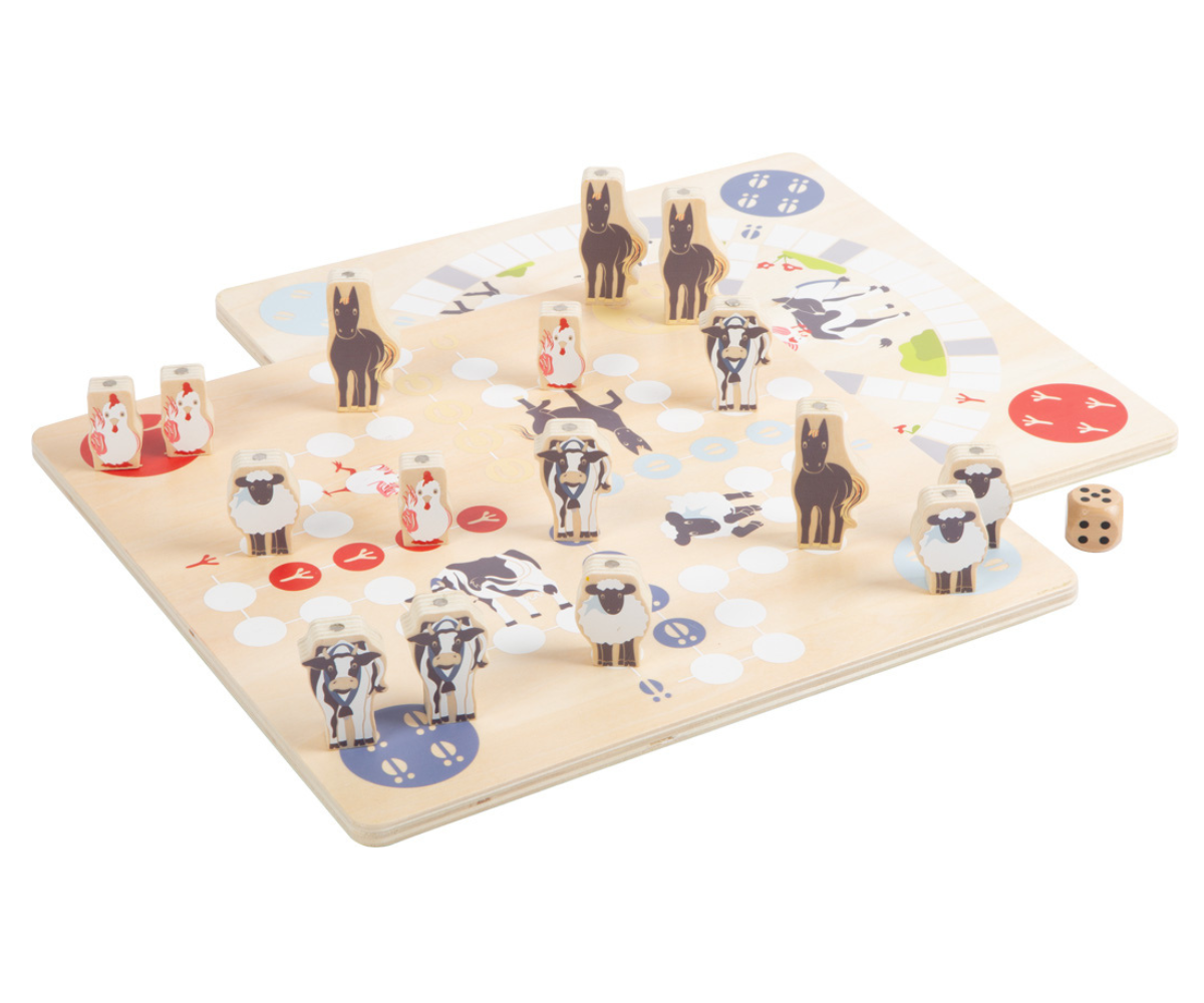 Small foot 4 sõpra mängukomplekt hoiukarbiga ja mitme mänguvalikuga