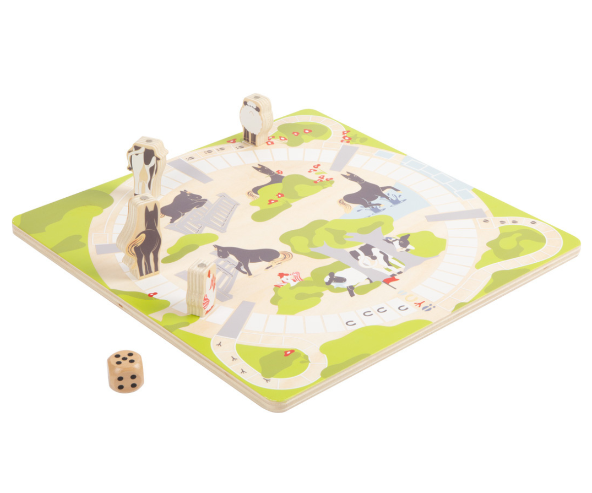 Puidust lauamängukomplekt 4 sõpra loovaks ja arendavaks mänguks