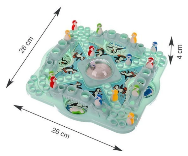 Lauamäng "Reis ümber maailma" pingviinidega