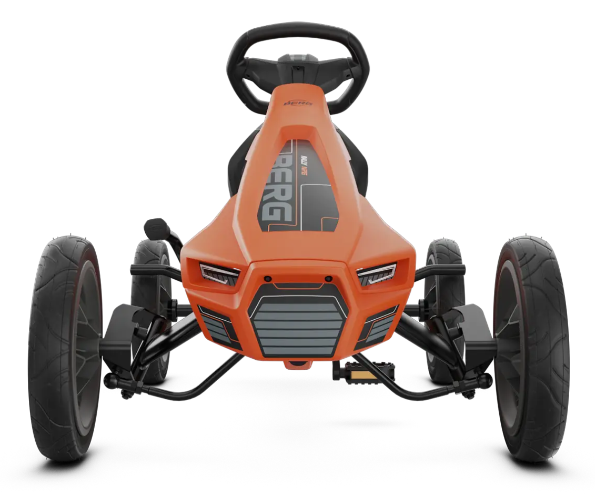 Berg Rally NRG Orange kartauto suurte õhkrehvidega