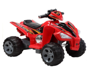 Laste elektriline keskmine ATV Quad, punane