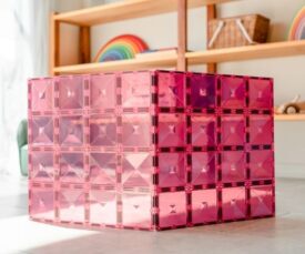 Connetix magnetklotsid 2-osaline plaatide komplekt Pink & Berry Plate (Laiendus)