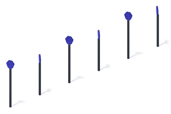 Koerte slaalom (Weave Poles)