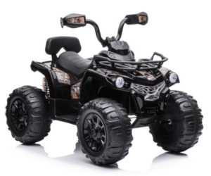 Laste elektriline ATV Madman JS009 2x45W – musta värvi sportliku disainiga sõiduk