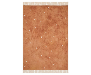 Vaip "Dot Pure Rust" 120x170cm, Little Dutch