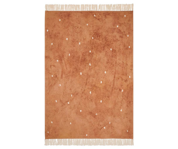 Vaip "Dot Pure Rust" 120x170cm, Little Dutch