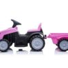 Laste elektriline traktor haagisega 1X45W, roosa