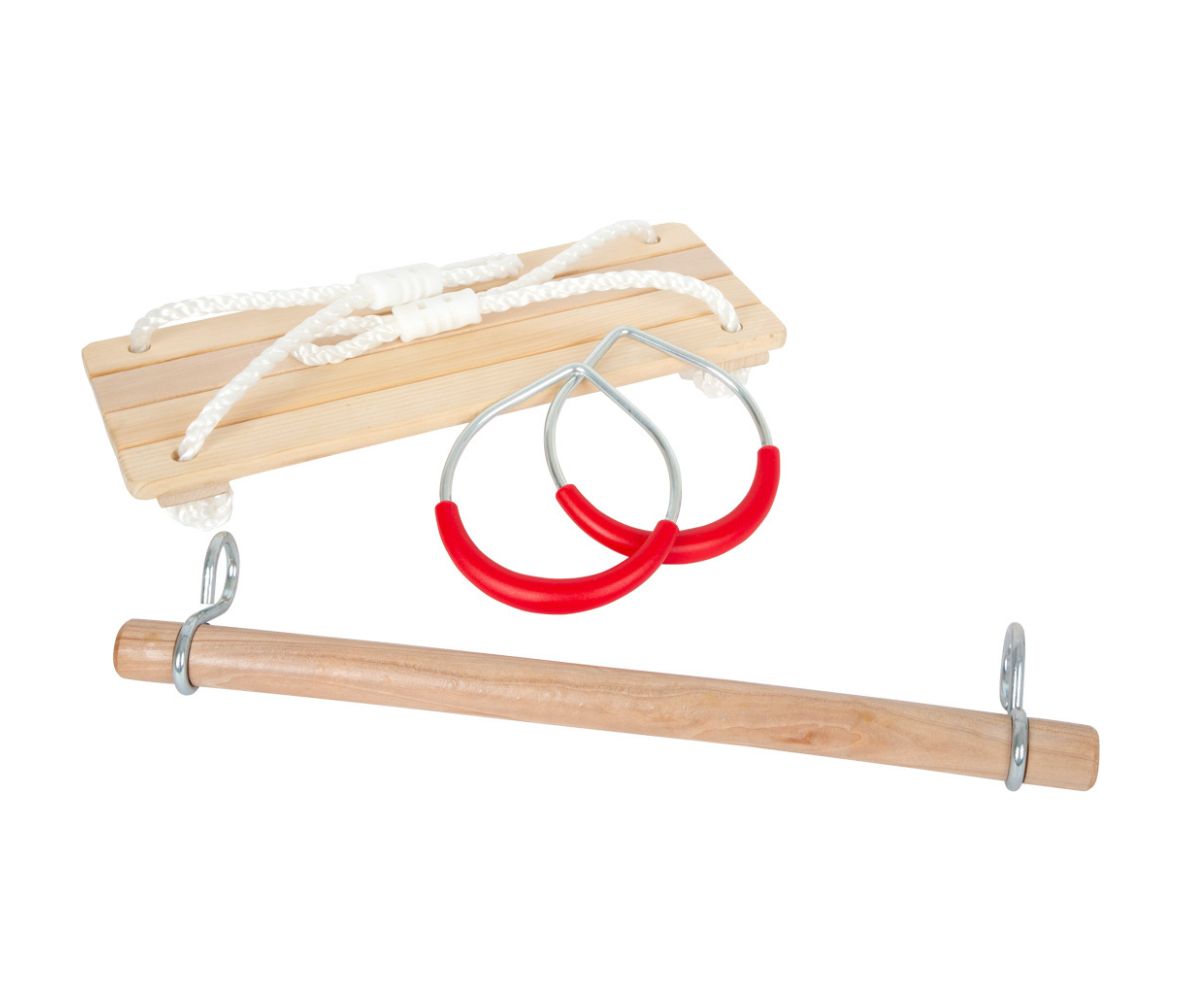 Kiigeiste + trapetskiik + võimlemisrõngad, Small foot