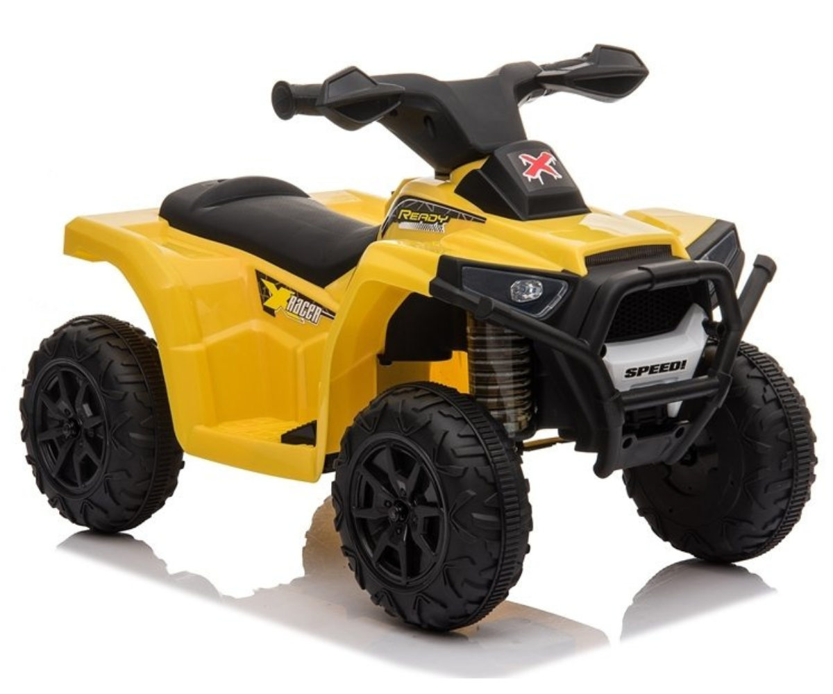 Laste elektriline ATV XH116 kollane – esivaade sportliku disainiga