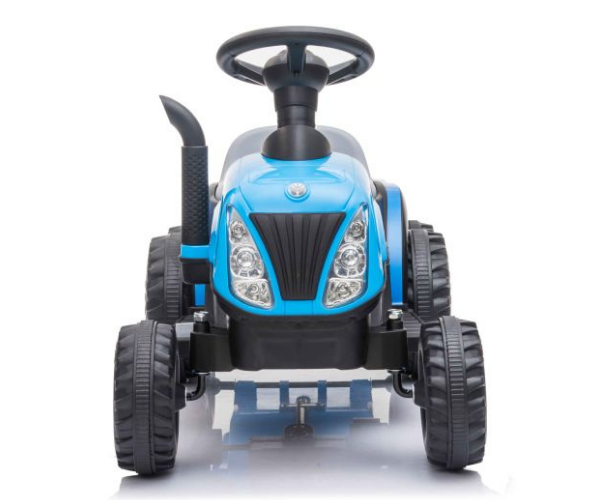 Laste elektriline traktor haagisega 1X45W, sinine
