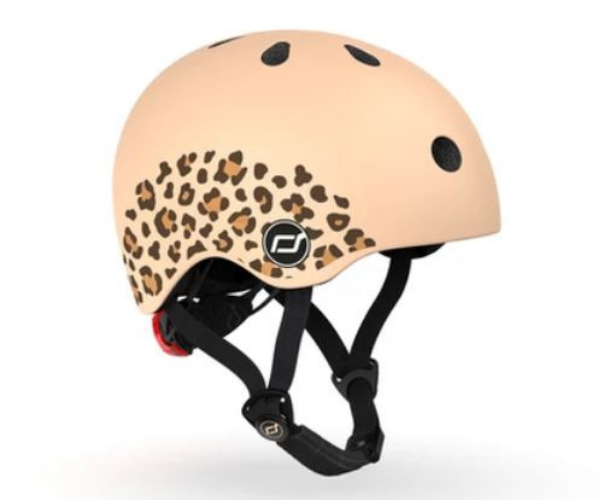 Kiiver Scoot and Ride 'Leopard' suurus XXS (45-51cm) LED tulega