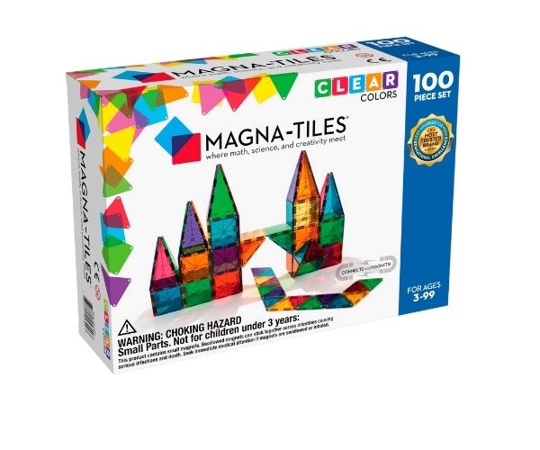 Magna-Tiles magnetklotsid 100-osaline komplekt Classic
