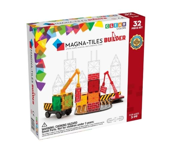 Magna-Tiles magnetklotsid 32-osaline komplekt Builder