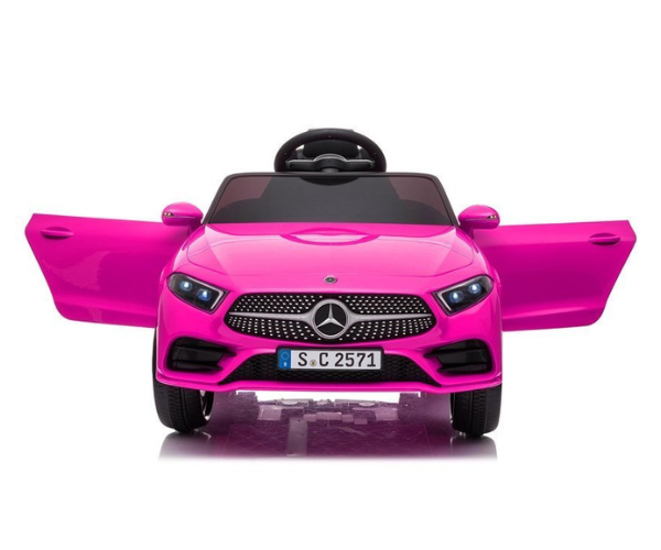 Laste elektriauto Mercedes CLS350 2x45W roosa, puldiga
