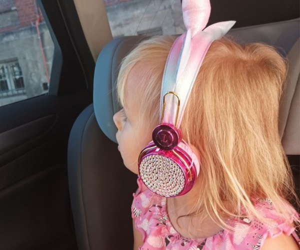 Laste juhtmevabad kõrvaklapid "Ükssarvik", roosa