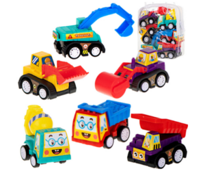 Veomootoriga ehitusplatsi mänguautod 6tk