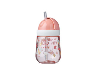 Laste joogitops 300 ml kõrrega Flowers and Butterflies, Little Dutch