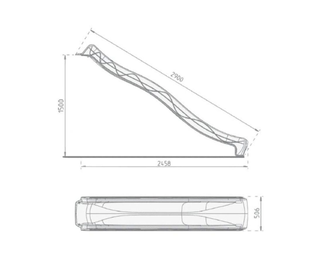 Liumägi 290cm PRO (platvormile h=150cm) hall