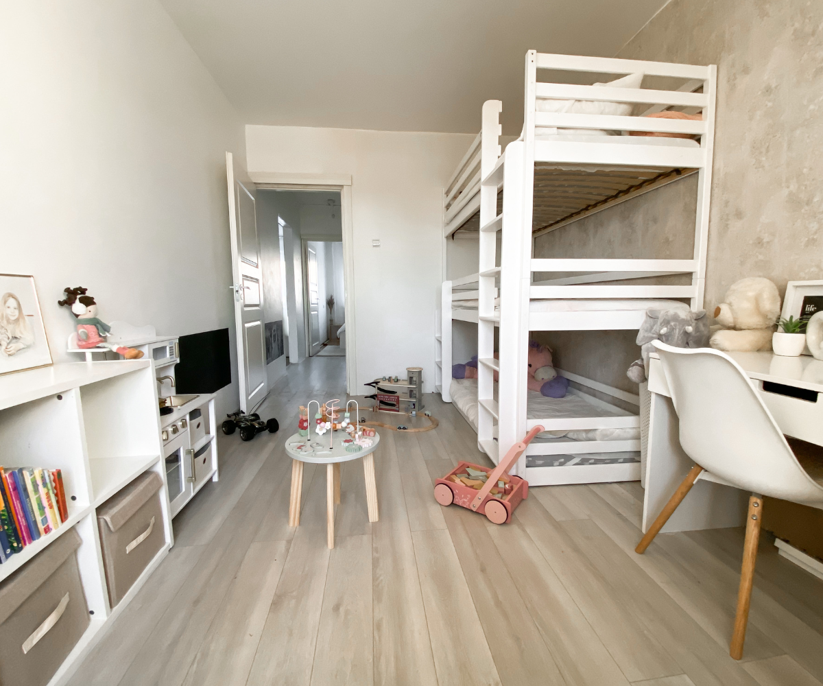 Kolmekohaline narivoodi Ted 80x180cm, valge