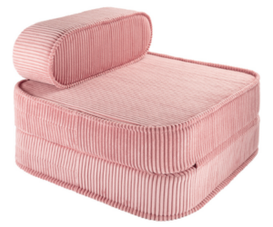 Pehme laste tugitoolvoodi Wigiwama "Bubblegum" (pink mousse)