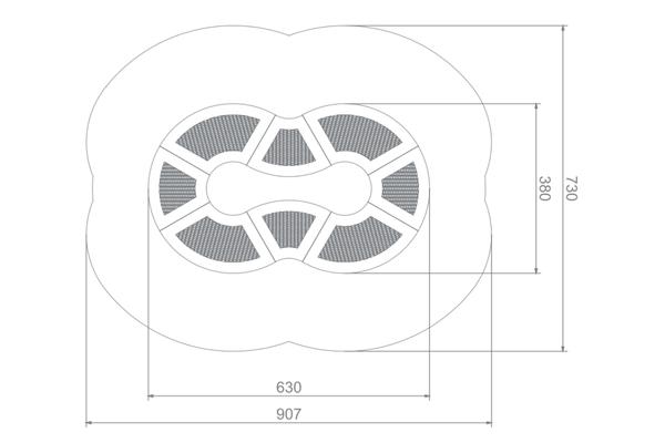 Avalik batuut 380x630cm 4095