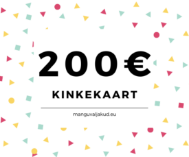 Manguvaljakud.eu kinkekaart 200€