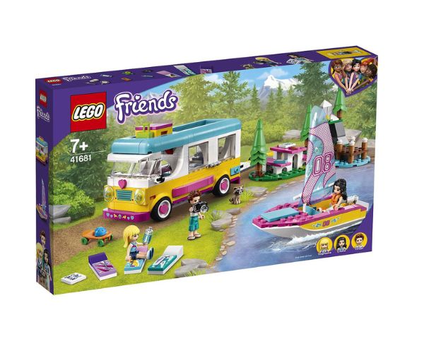 LEGO Friends Autosuvila metsamatkaks ja purjepaat (487 osa)