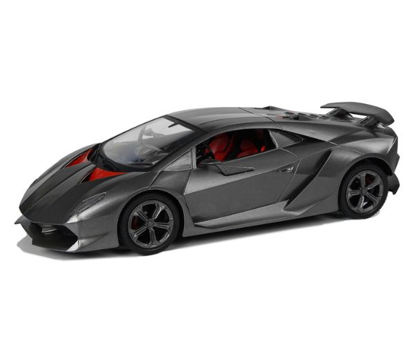 Mänguauto Lamborghini Sesto Elemento, hõbe, puldiga