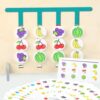 Montessori loogika õppemäng Puuviljade sorteerimine