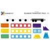 Connetix magnetklotsid 50-osaline Rainbow Transport Pack (Laiendus)