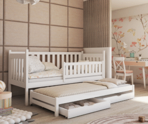 Voodi Kaja eemaldatava esipiirdega 80x160cm 1