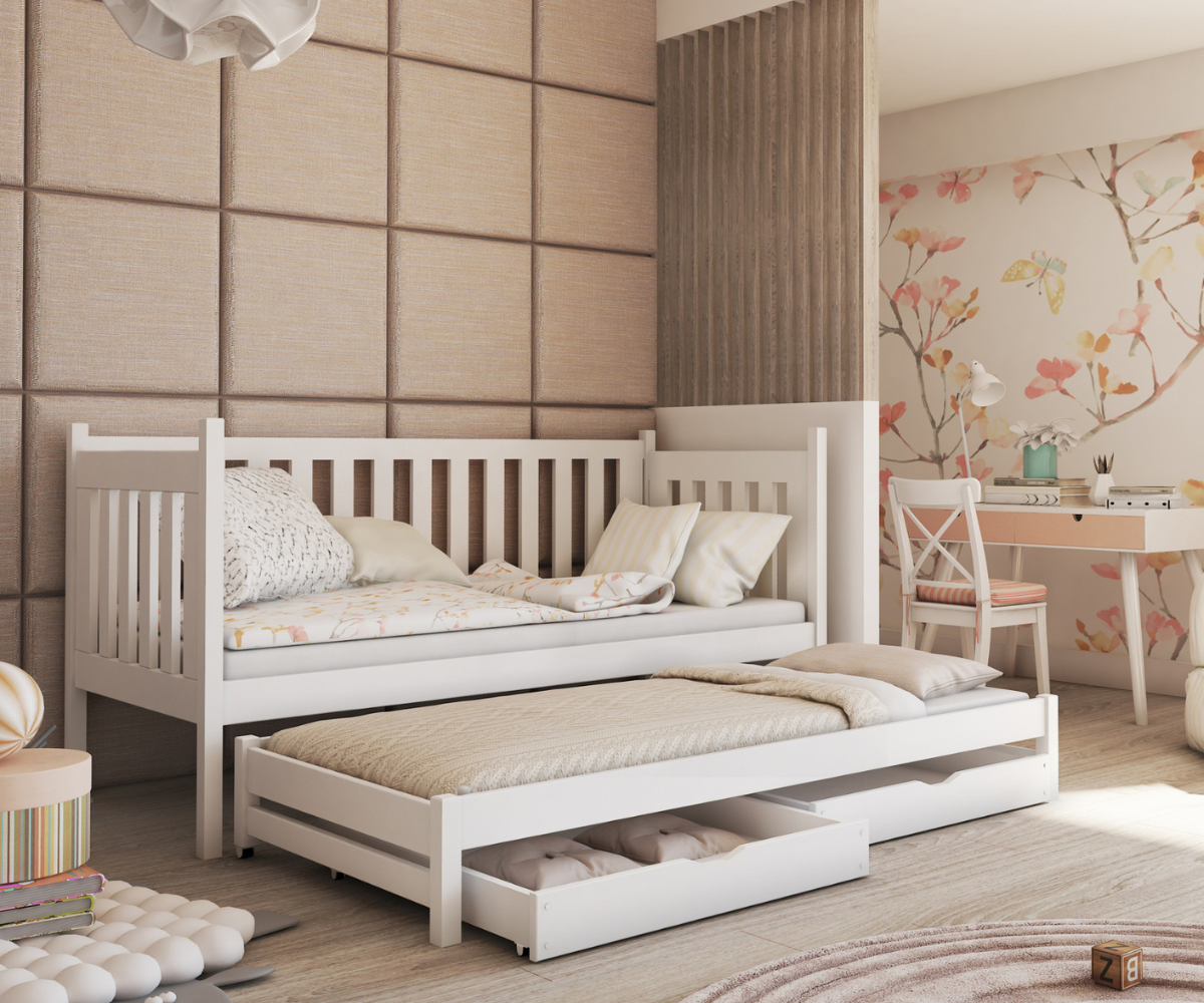 Voodi Kaja eemaldatava esipiirdega 80x160cm 4