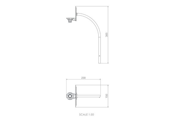 Avalik korvpallilaud 6310 Sport