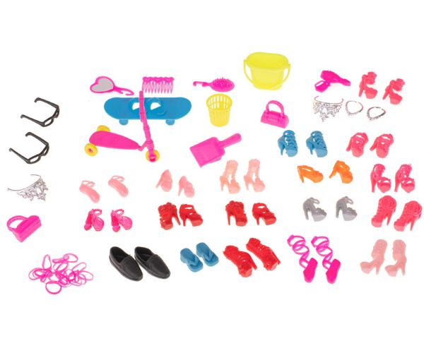 Barbie riiete ja jalanõude komplekt, 85-osaline