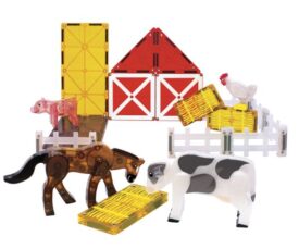Magna-Tiles magnetklotsid 25-osaline komplekt "Farm animals"