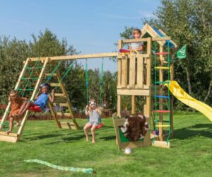 Mänguväljak Jungle Gym Viking + 2-kohaline ronimismoodul Climb