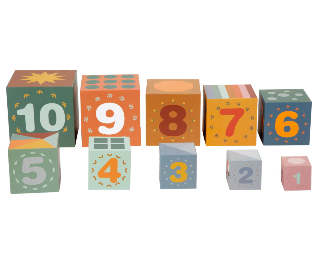 Small foot ladumisklotsid loomade, numbrite ja värvide õppimiseks