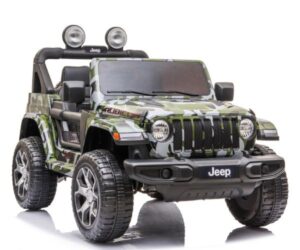 Laste elektriline auto JEEP Wrangler Rubicon 2X45W, puldiga