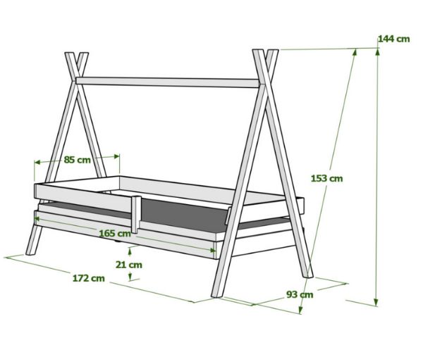 Tipi plus 160cm