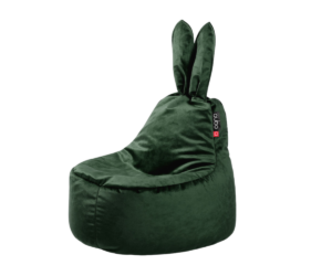 Velvetkangast kott-tool QUBO Baby Rabbit FRESH FIT, Emerald