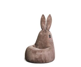 Velvetkangast kott-tool QUBO Daddy Rabbit FEEL FIT, pruun