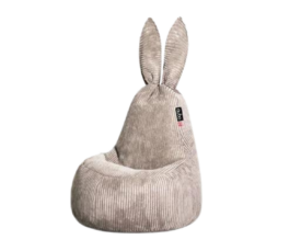 Velvetkangast kott-tool QUBO Daddy Rabbit FEEL FIT, tumebeez