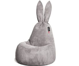 Velvetkangast kott-tool QUBO Mommy Rabbit FEEL FIT, tumehall