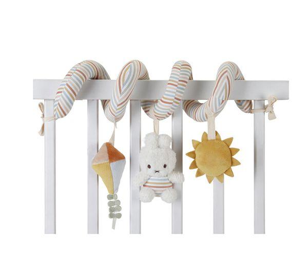 Spiraal-lelu Miffy, Vintage sunny stripes, Little Dutch