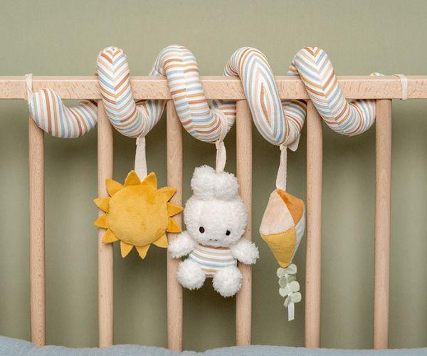 Spiraal-lelu Miffy, Vintage sunny stripes, Little Dutch