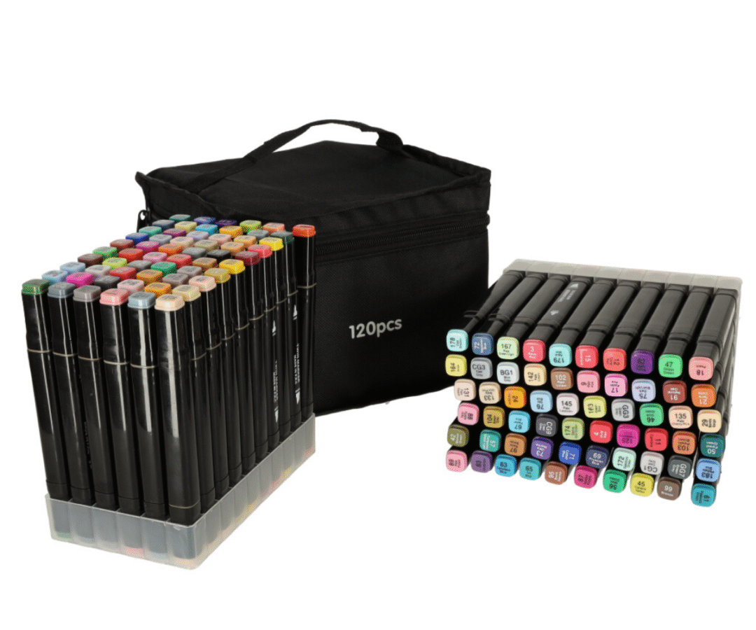 Kandekotis markerid, mida on mugav kaasas kanda ja hoiustada