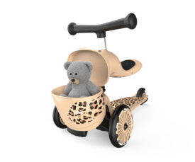 Laste tõukeratas Scoot and Ride Highwaykick 1 Lifestyle (Leopard), lastele 1-5 aastat