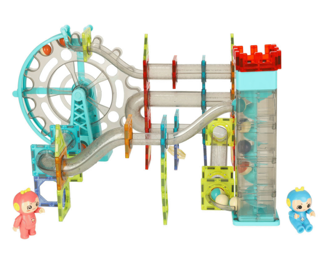 Värviline muusikaga vaateratas, mis on osa DIGE magnetklotside komplektist.
