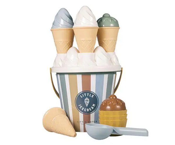 Rannakomplekt Icecream Vintage,14-osaline, Little Dutch