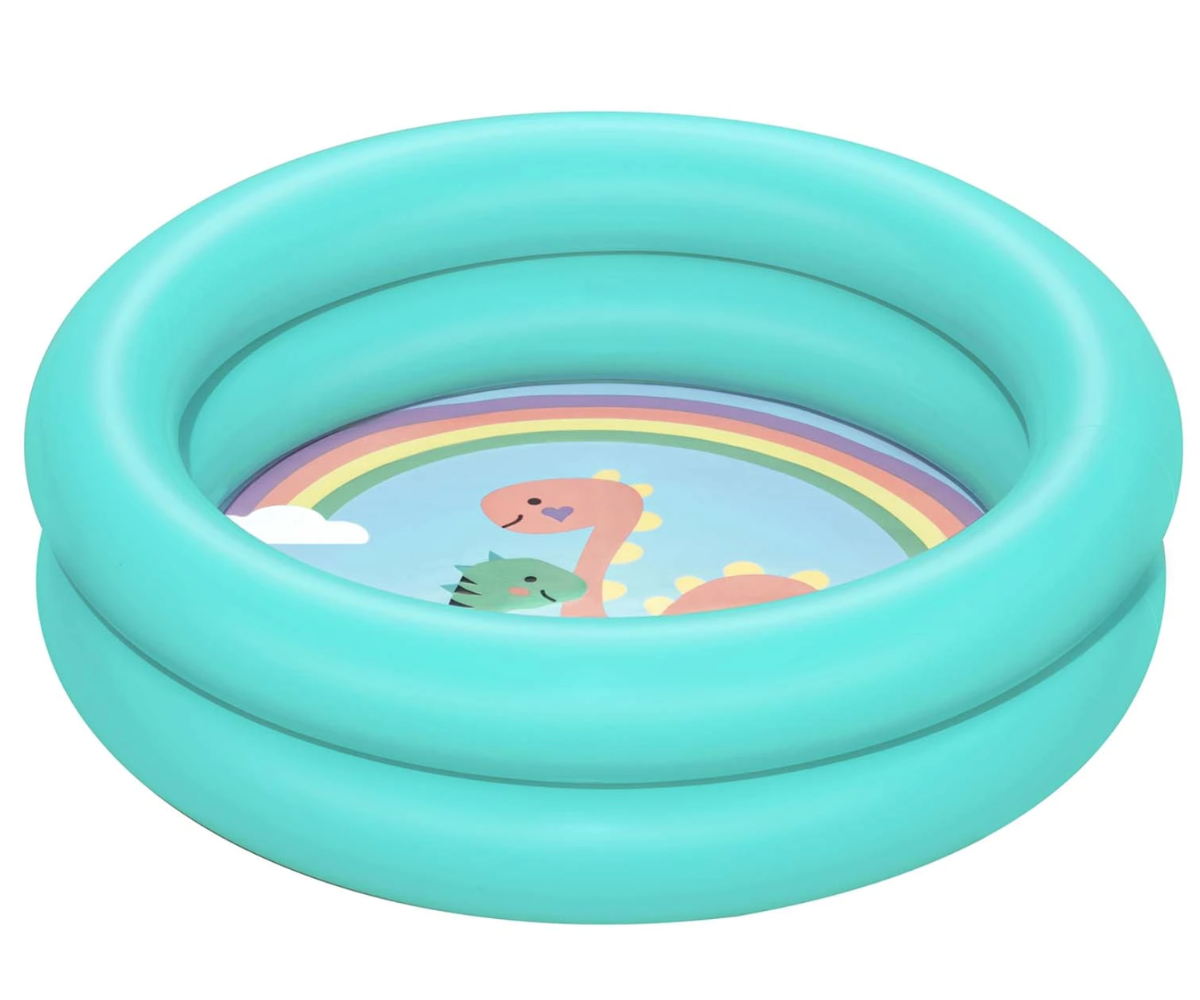 Kompaktne täispuhutav bassein lastele aeda või terrassile 🌈